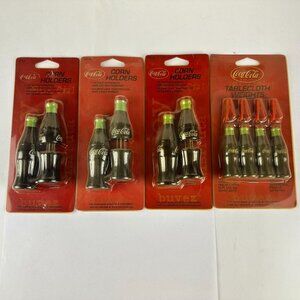 Vintage Coca-Cola Corn Holders & Tablecloth Weights Lot